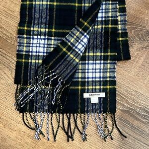 MEN SCARFS 68" X 10" Johnstons Scotland Tartan plaid Lambswool 2290